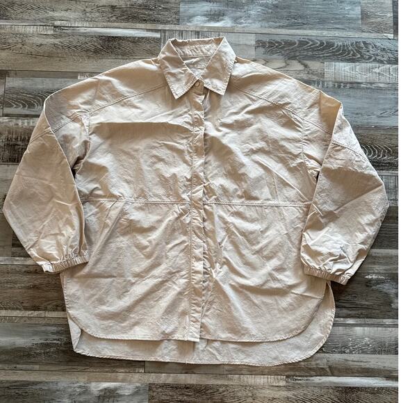 Wilo The Label Parachute Windbreaker Jacket Medium Travel Neutral Sporty Outdoor - Picture 7 of 12